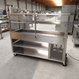 Refrigerated service bar